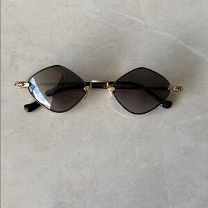 Chrome Heart Diamond Dog Sunglasses